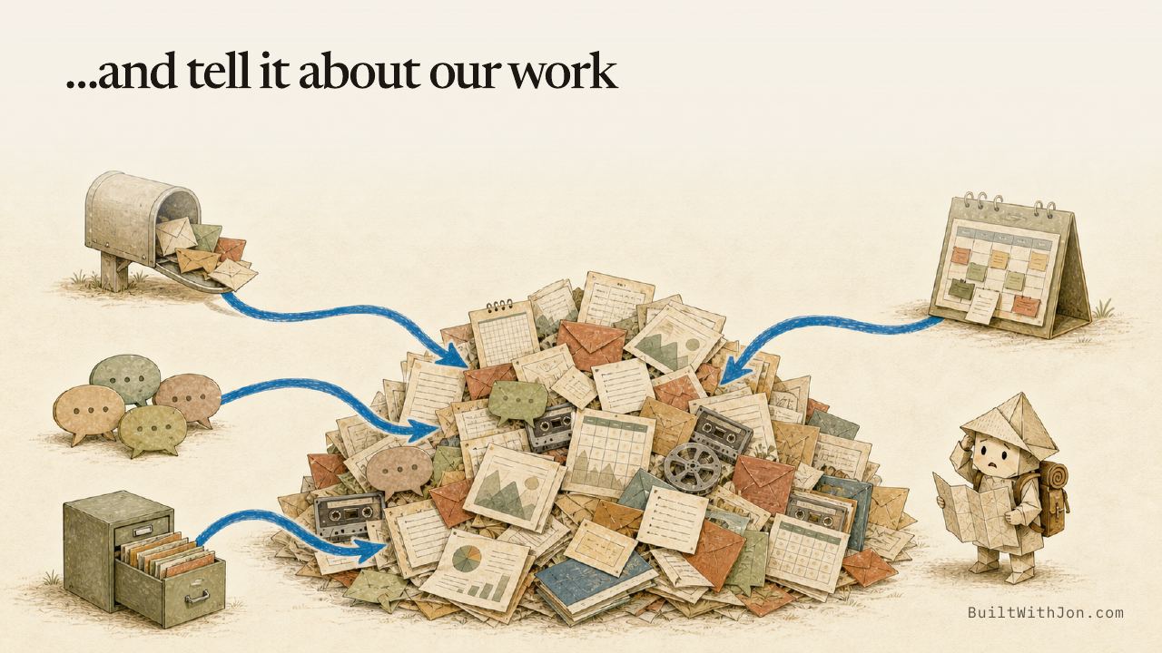 And tell it about our work.