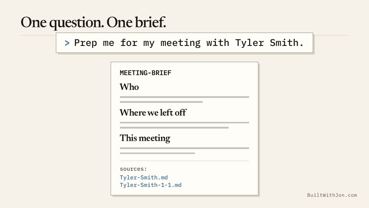 One question. One brief.